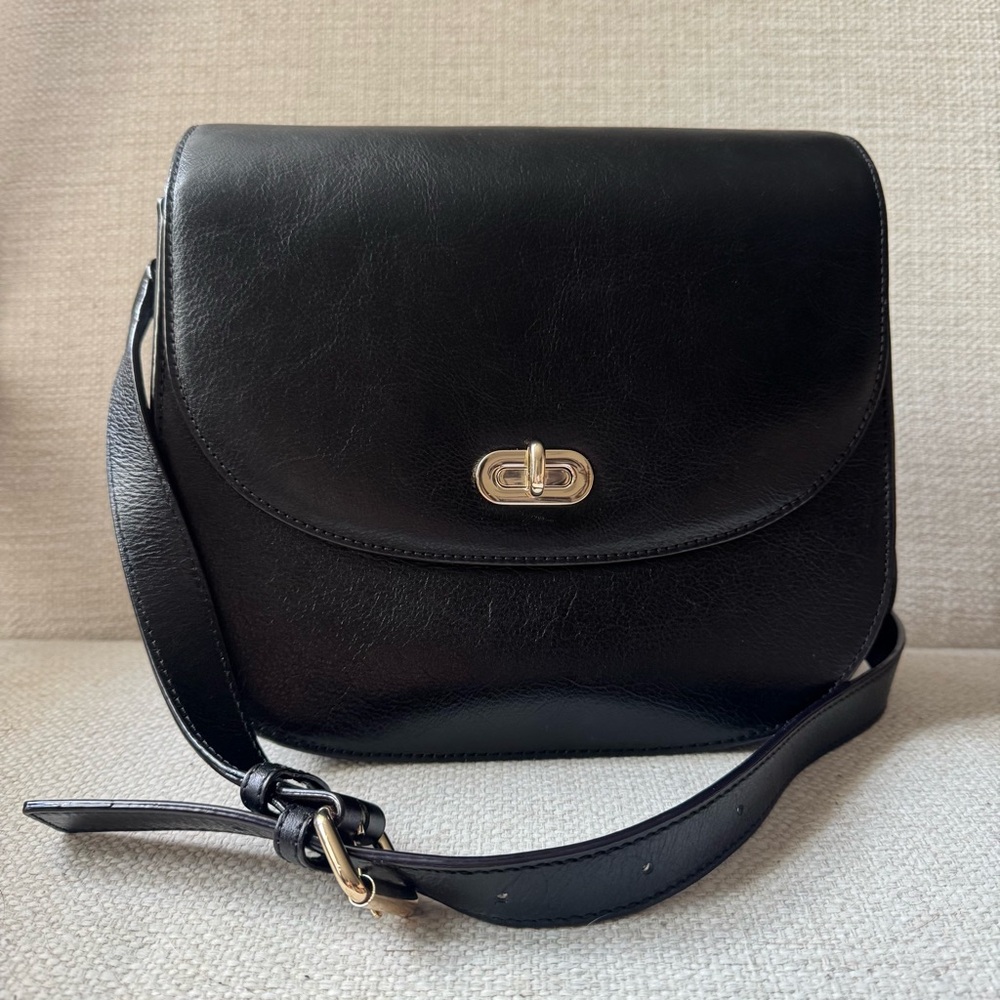 Lo & Sons Claremont Camera Bag Black Full Grain Leather - Picture 7 of 13